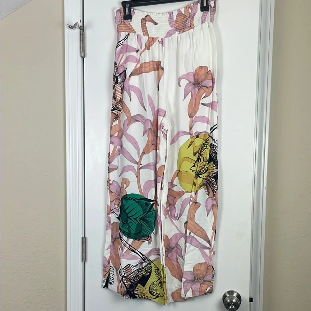 Anthropologie x Pia Binazzi Maeve
Graphic Floral Wide-Leg Pants - Picture 4 of 9